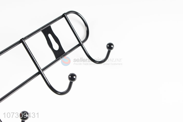 New Product Iron Wire 8 Hooks Rack Wall Mounted Hanger Hooks