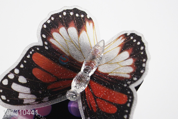 Suitable Price Fiber Optic Glowing Simulation Butterfly Led Light For Decorative