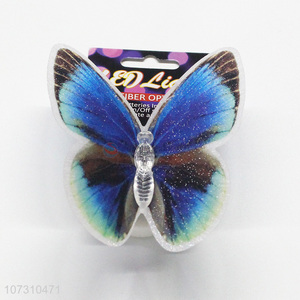 Hot Selling Butterfly Shaped Glowing Simulation Fiber Optic Led Light