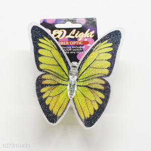 Direct Price Butterfly Shaped Glowing Fiber Optic Led Decoration Light