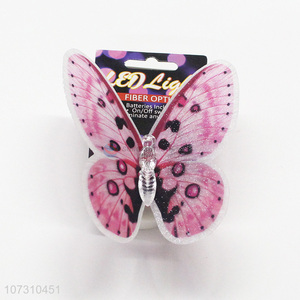 Best Price Fiber Optic Glowing Colorful Butterfly Light For Home Decoration