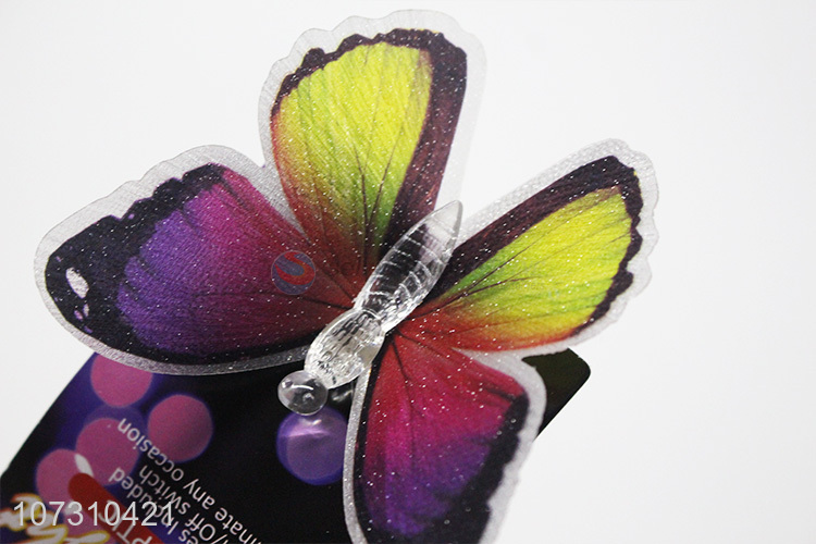 Premium Quality Fiber Optic Glowing Butterfly Led Light For Home Decoration