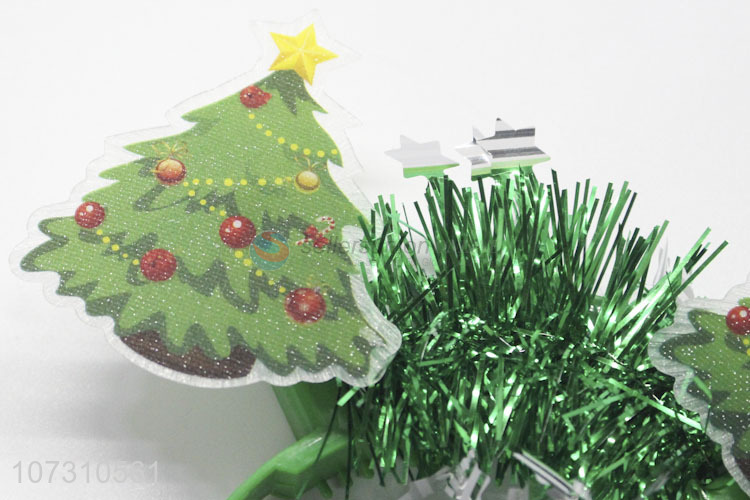 New Product Christmas Tree Design Glowing Hair Clasp For Decoration