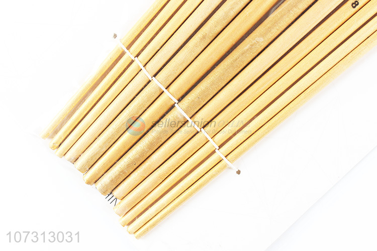 Good quality art supplies 12pcs wooden handle painting brush watercolor paintbrush