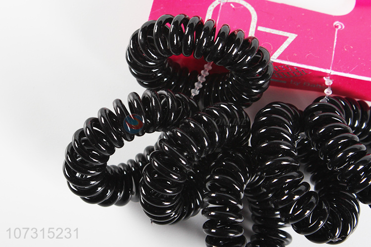 Top supplier black cord hair bands women hair ropes