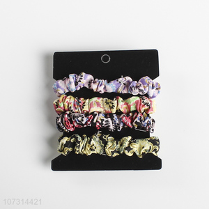 Suitable price floral hair bands fashion women hair ropes