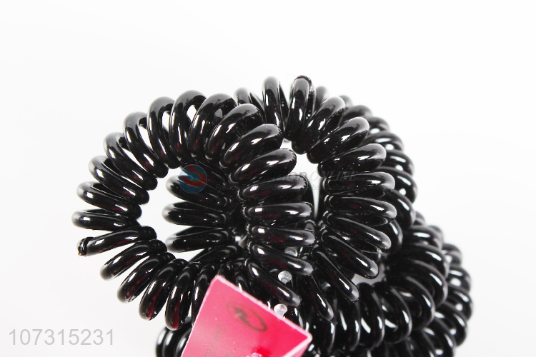 Top supplier black cord hair bands women hair ropes