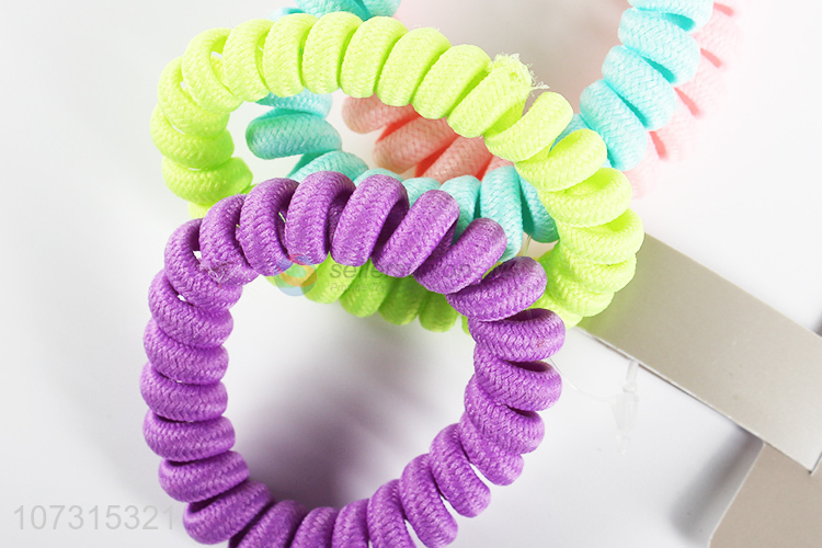 China manufacturer chic cord hair rings girls hair accessories