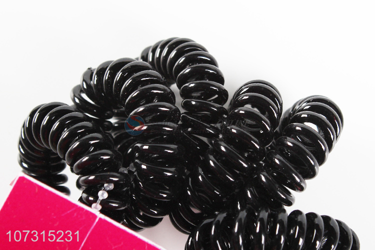 Top supplier black cord hair bands women hair ropes