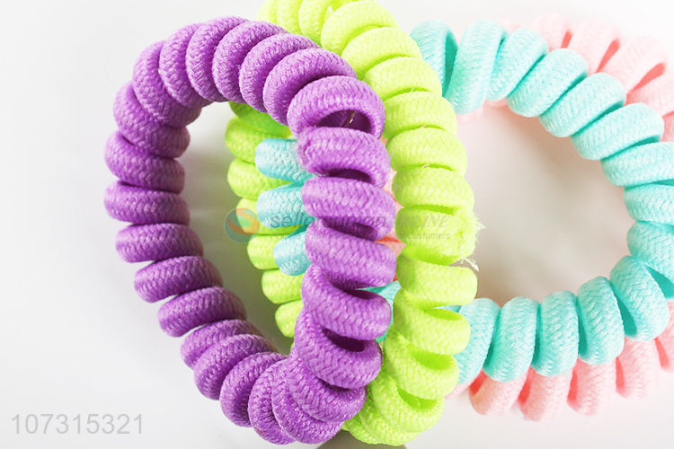 China manufacturer chic cord hair rings girls hair accessories