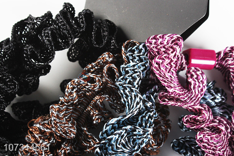 Latest arrival stylish elastic hair scrunchie women hair ties