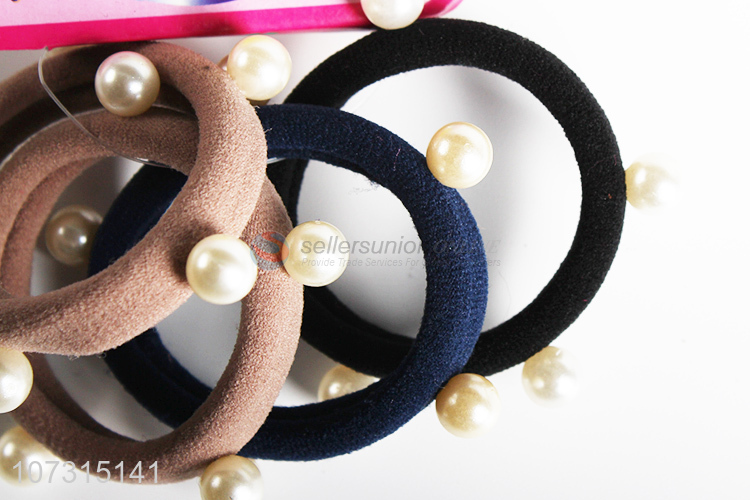 New arrival fashion women hair ring pearl hair bands