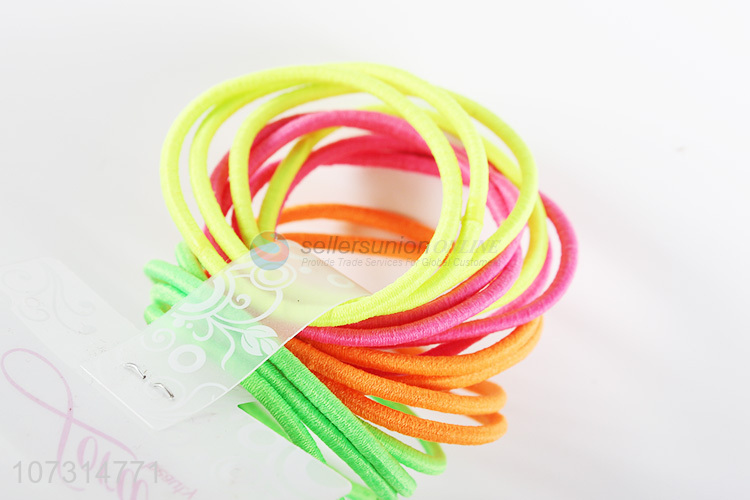 Competitive price fashion ladies hair bands colorful hair ring