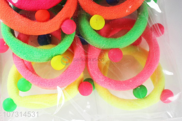 Hot selling fashion girls hair bands colorful hair ring