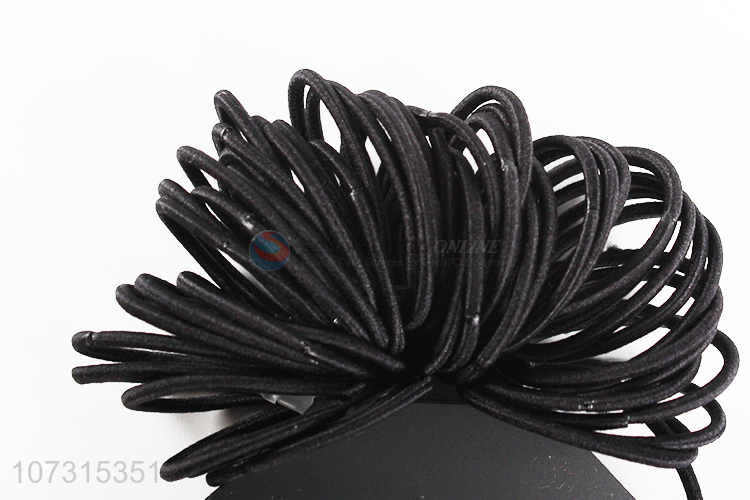 Best sale black elastic hair bands ladies hair ropes