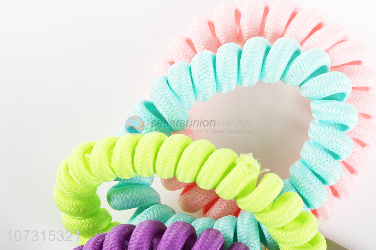 China manufacturer chic cord hair rings girls hair accessories