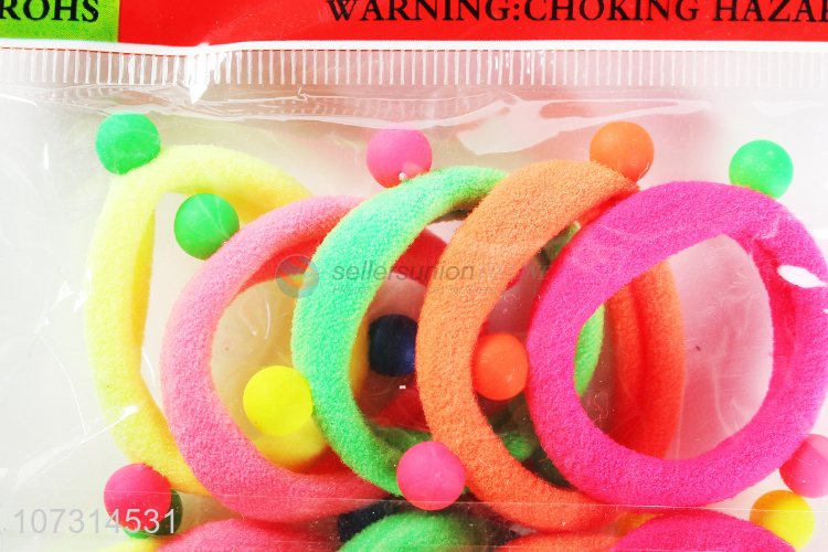 Hot selling fashion girls hair bands colorful hair ring