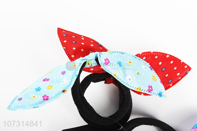 Good market chic bowknot hair rings girls hair accessories