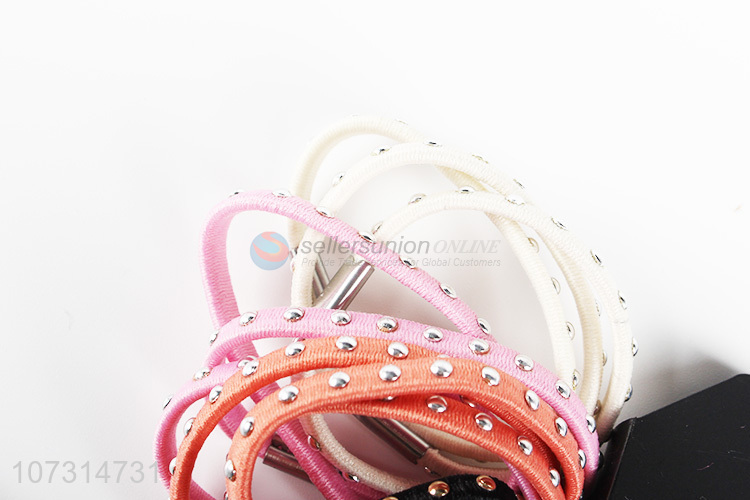 Best selling fashion women hair ring rivet hair bands