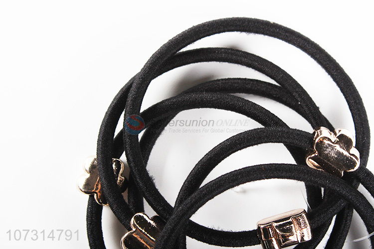 Factory price chic charms hair ties ladies hair rings