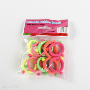 Hot selling fashion girls hair bands colorful hair ring