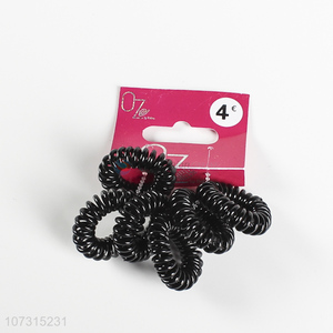 Top supplier black cord hair bands women hair ropes