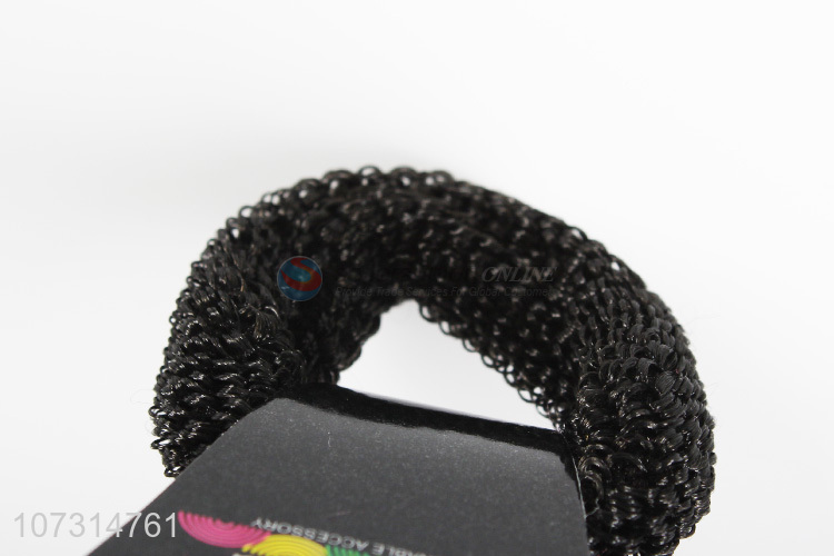 Wholesale custom wide braided hair rope women hair bands