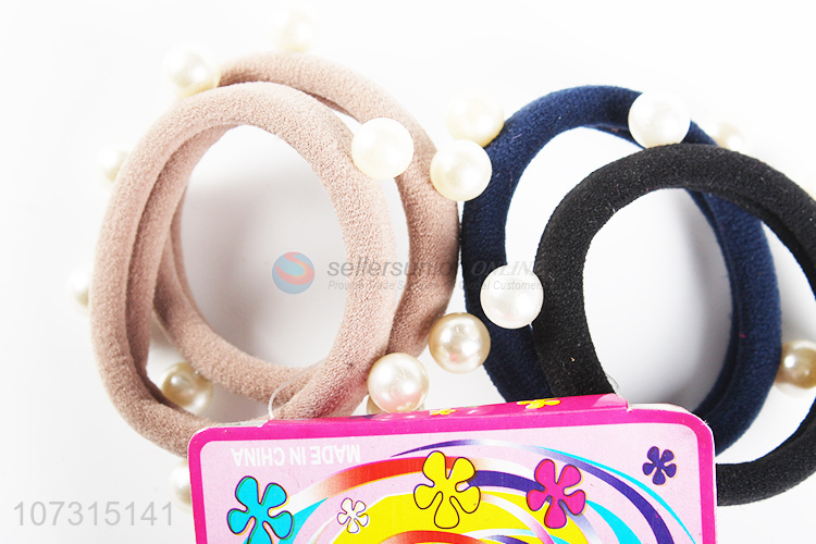 New arrival fashion women hair ring pearl hair bands