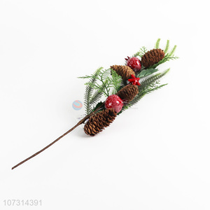 New Design Christmas Pine Cone Pine Branches Christmas Tree Picks