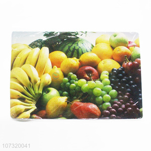 Hot sale fruit printed anti-bacterial waterproof eco-friendly eva refrigerator mat