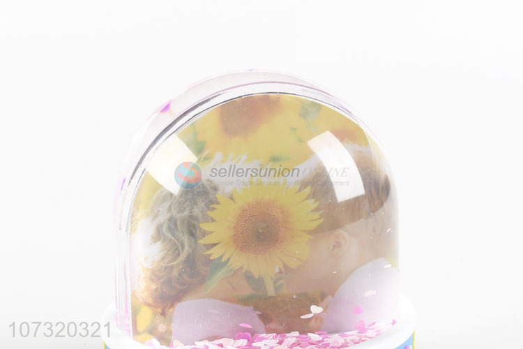 Factory Wholesale Souvenir Water Globe Photo Frame Snowglobe