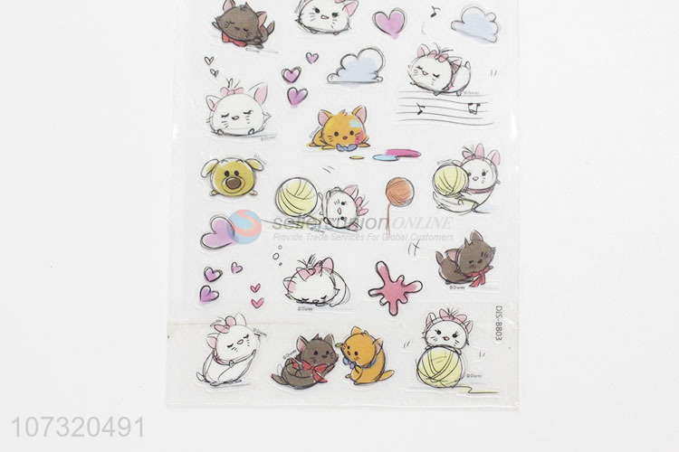 New Selling Promotion Cute Cartoon Design Sticker For Decoration