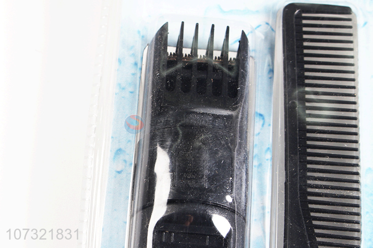 Superior quality 5pcs dry battery style hair trimmer set nose grooming set