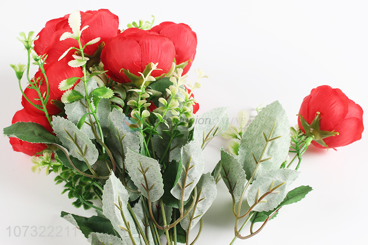 New Product 9 Heads Plastic Fake Flower Simulation Bouquet