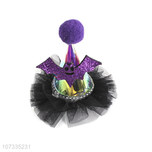 Factory Sell Cute Bat Hat Headgear Head Clip Hairpin Halloween Decorations