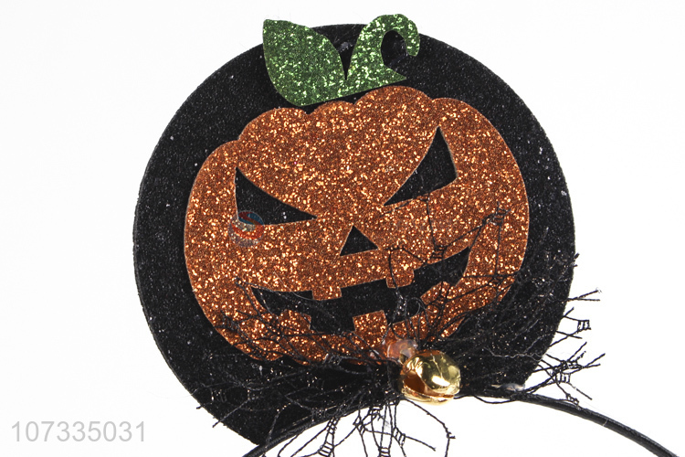 High Sales Halloween Pumpkin Round Ear Headband Hair Clasp For Decoration