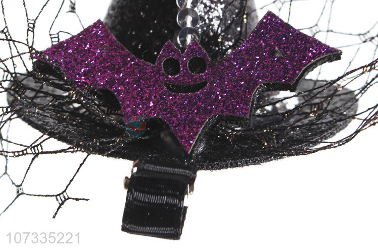 High Sales Halloween Decorations Cute Bat Hat Headgear Head Clip Hairpin