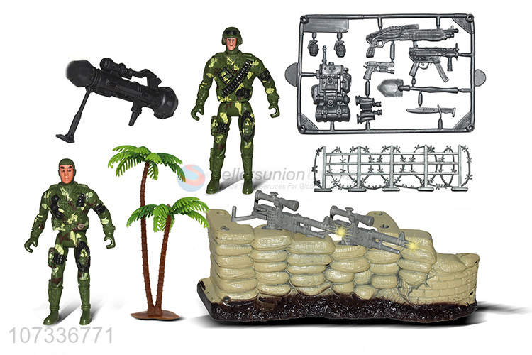 New Design Military Sandbag Soldier Set Toy Military Toy Set