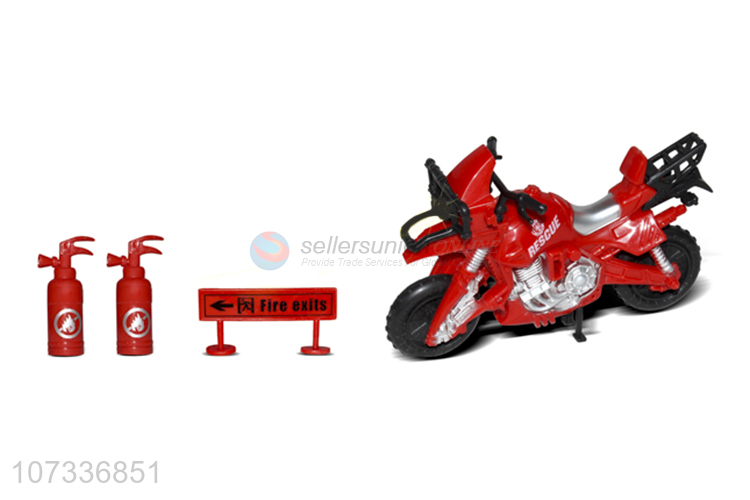 Wholesale Fire Boats Fire Motorcycle Fire Tools Toy Set