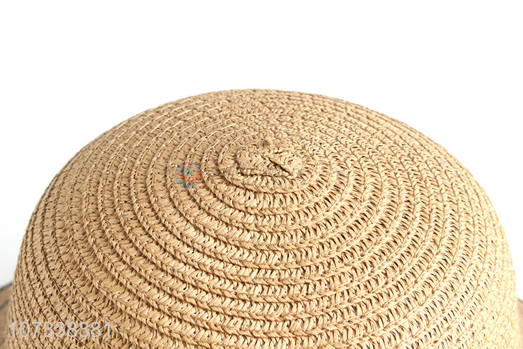 Lowest Price Summer Gift Natural Paper Straw Lady Sun Hat