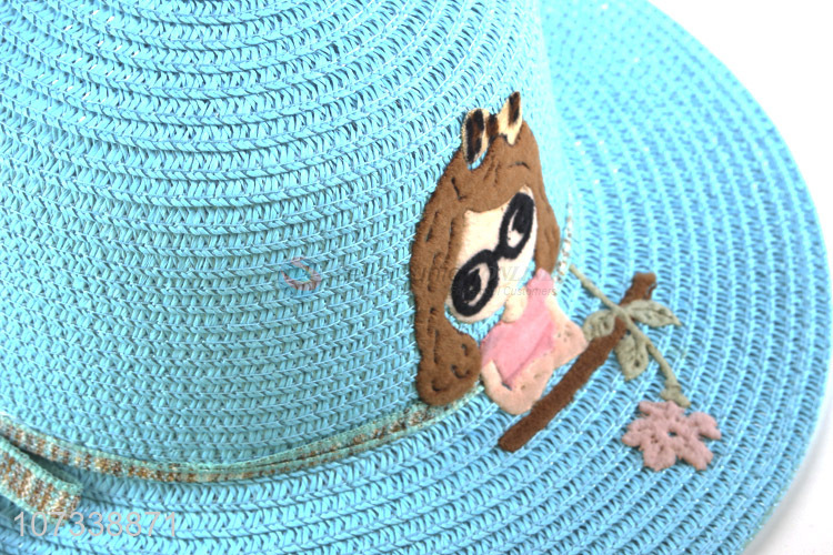 High Quality Summer Sun Protection Children Straw Hats Beach Hat