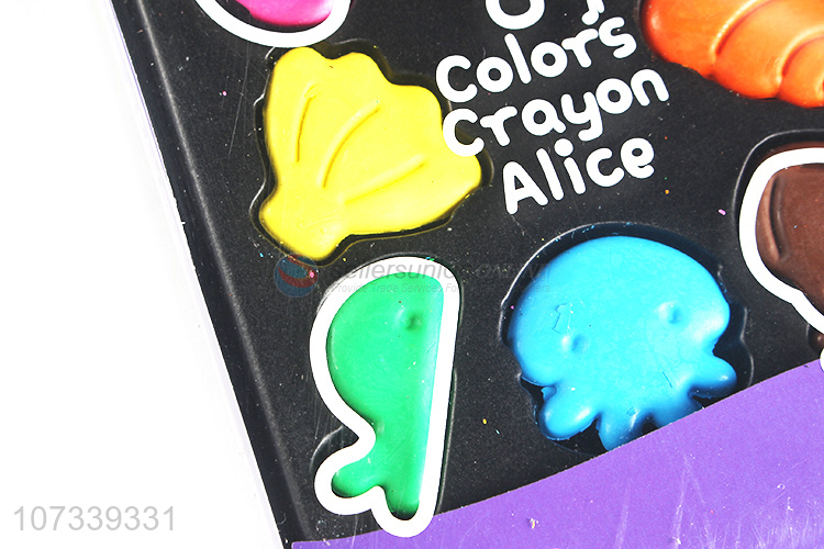 New Arrival Cartoon 8 Colors Mini Crayons For Children