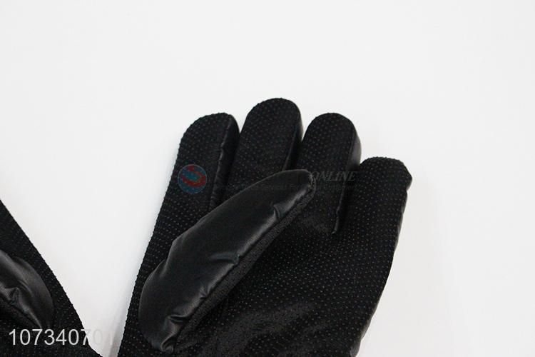 Popular products winter windproof pu leather sports gloves for men