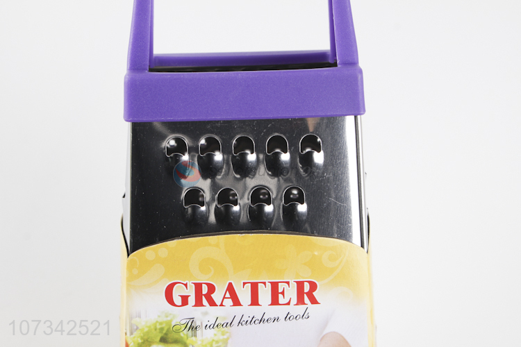 Competitive Price Kitchen Tools Stainless Steel Manual Four Sides Vegetable Grater