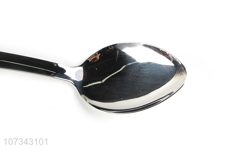 New Design Home Use Stainless Iron Handle Metal Meal Spoon