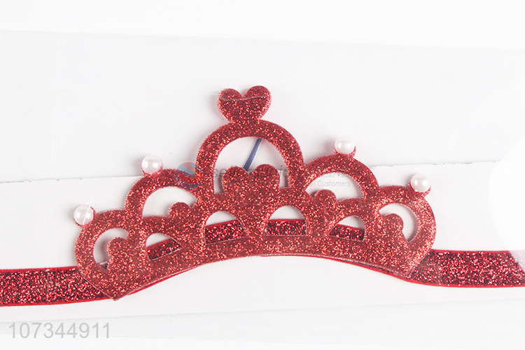 Low price exquisite crown hairband beautiful hair ornaments