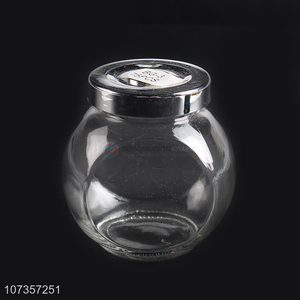 Excellent quality transparent airtight glass jar food cookie storage jar