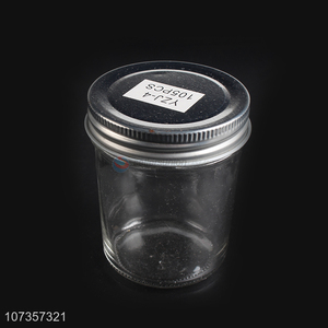 Good quality kitchen tools clear airtight glass jar glass canister