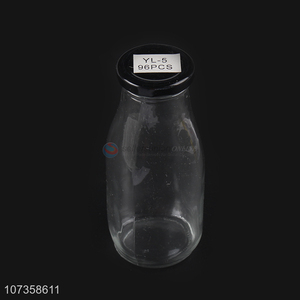 Hot sale durable clear flower tea glass jar food storage container