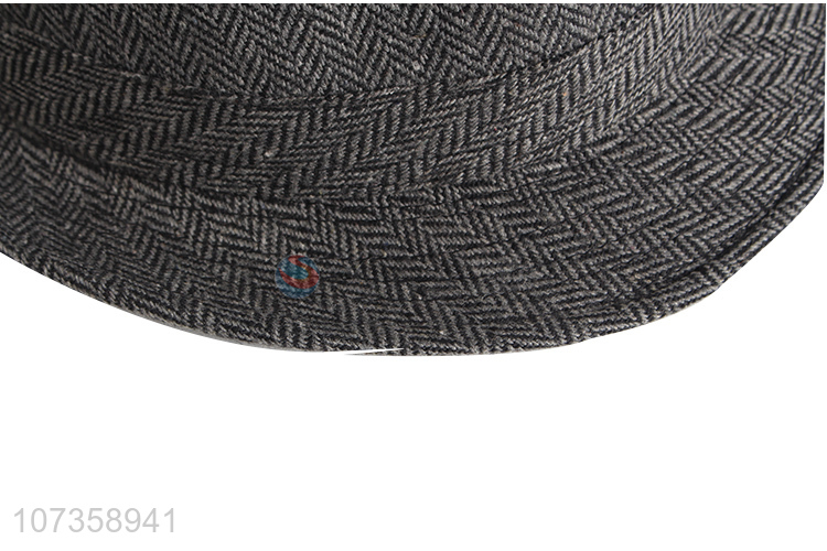 Fashion Style Men Fedora Hat Winter Billycock Hat